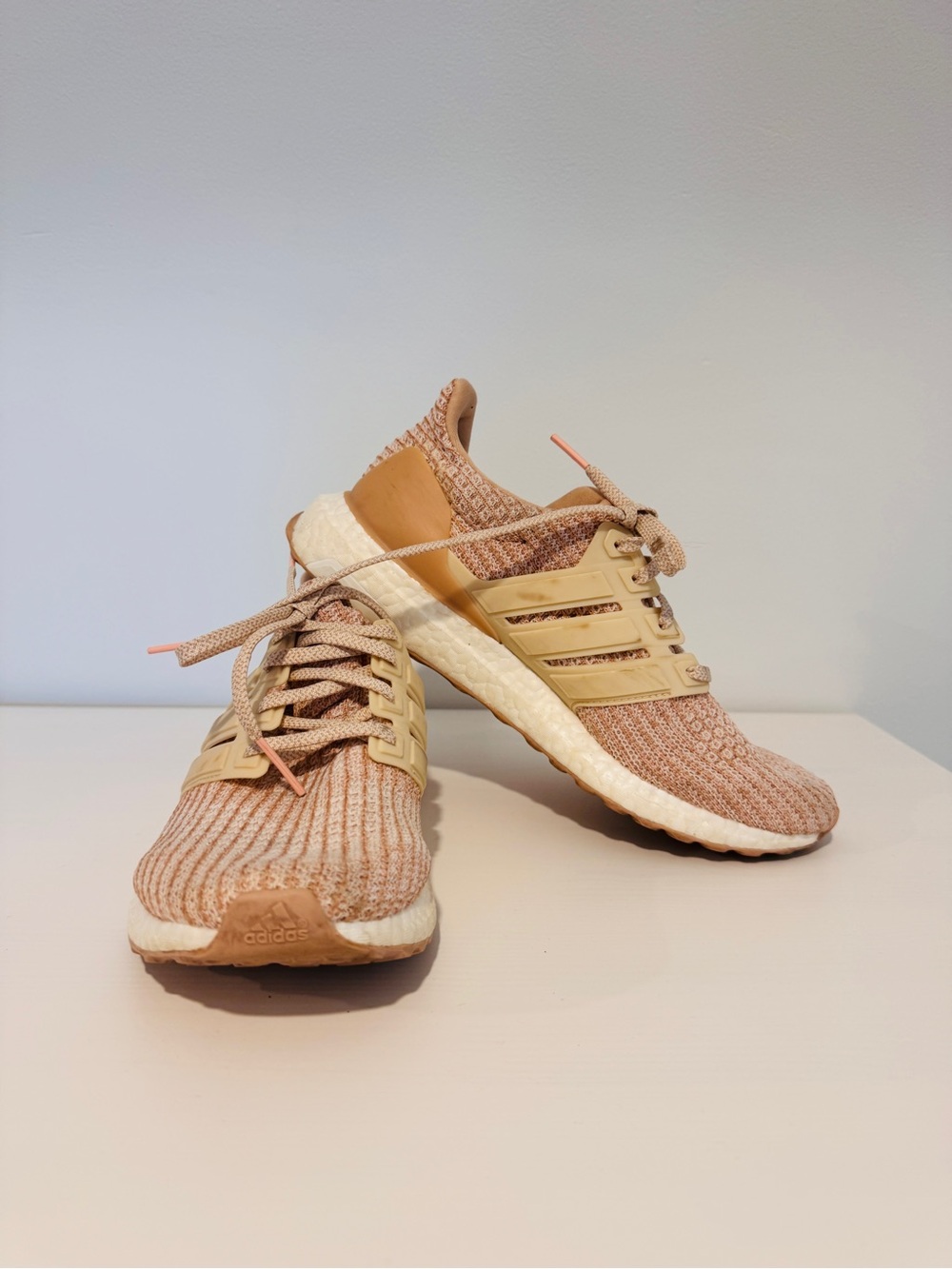 adidas Ultraboost 4.0 Sneakers in Ash Peach size 8
